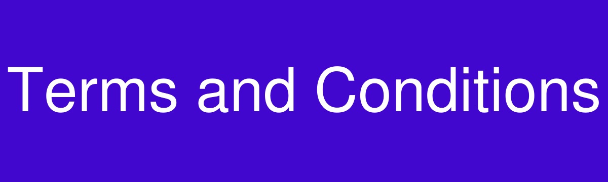 Terms and Conditions